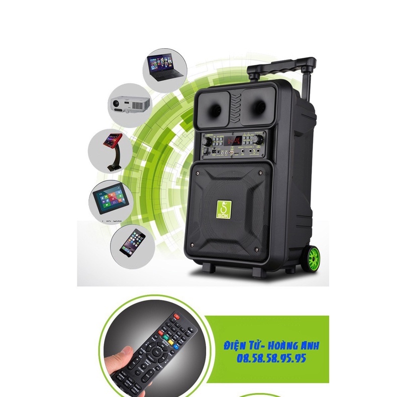 LOA KÉO KARAOKE DI ĐỘNG SOK NE804 LOA KARAOKE GIA ĐÌNH ÂM THANH CỰC HAY