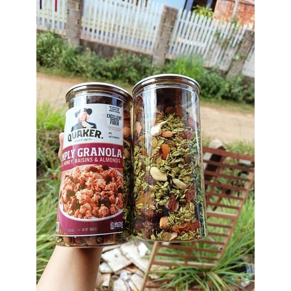 Combo Granola Vị Matcha và Socola