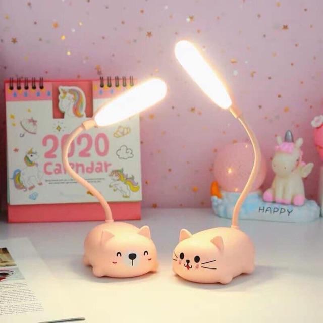 ĐÈN HỌC ĐỂ BÀN LED HÌNH THÚ CUTE CỔNG SẠC USB