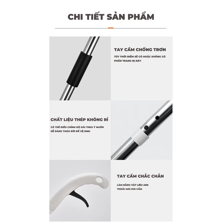 Cây lau nhà phun sương Aurora tặng kèm móc treo dính tường