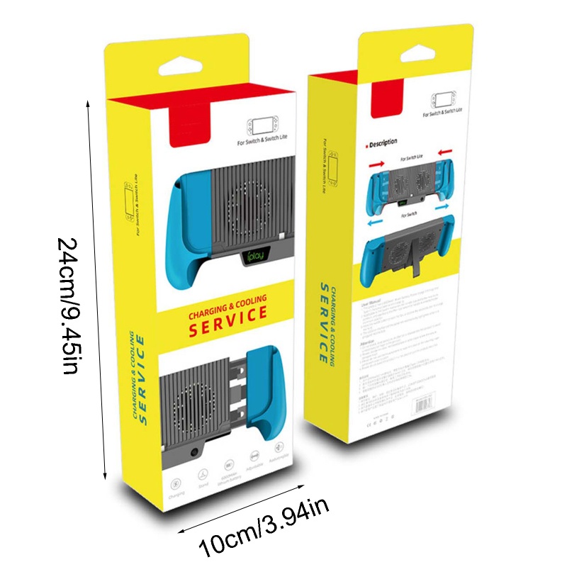 Tay Cầm Sạc Pin Có Giá Đỡ Cho Switch Lite