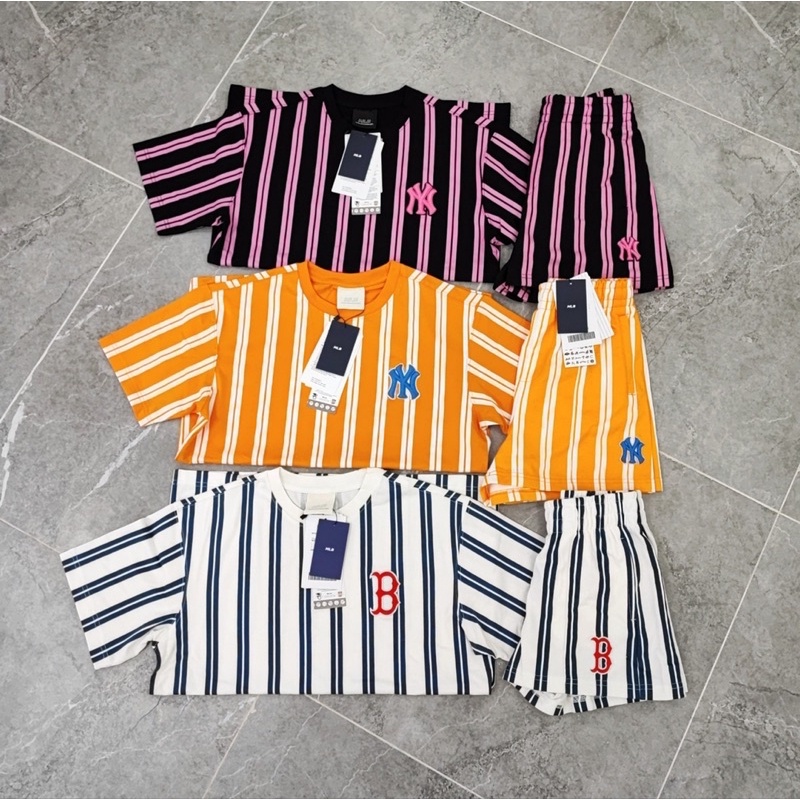 Bộ Thể Thao Nữ M L B Sọc Bản 2022