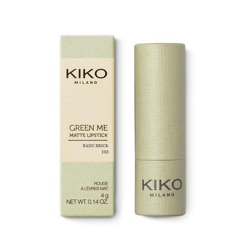 Son KIKO MILANO NEW GREEN ME MATTE LIPSTICK 103 (Màu Cam Cháy)