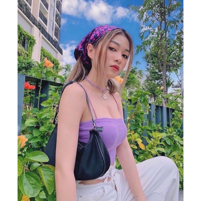 Áo 2 dây cọng bún dày dặn chất borip | BigBuy360 - bigbuy360.vn