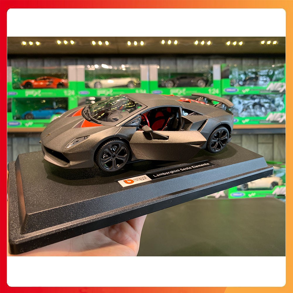 Mô hình xe Lamborghini Sesto Elemento tỉ Lệ 1: 24 Bburago