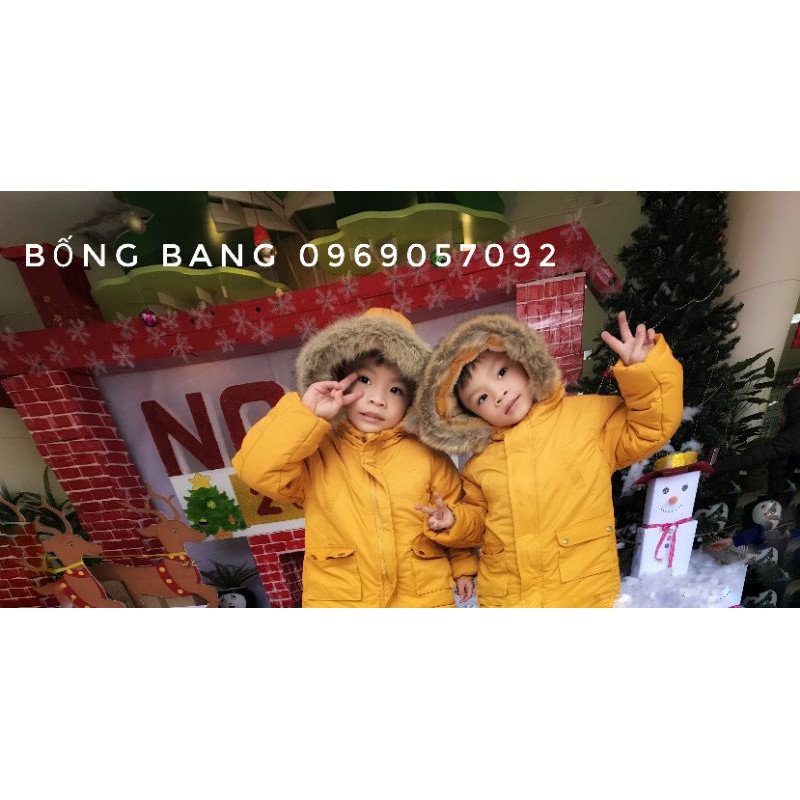 Áo PARKA Lót Lông cho bé hàng sẵn