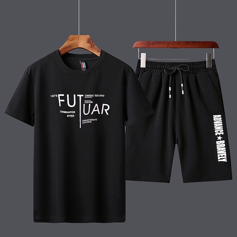 [Video hàng thật]Bộ đồ nam thể thao tập gym mùa hè 2021 by H2V CLOTHES