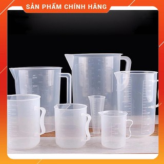 💥💧[SIÊU HOT]💥💧 Ca Đong Cầm Tay Trong Suốt  Có Vạch Chia Đo Lường/Định Lượng Dung Dịch 100ml-250ml-500ml-1000ml 💥💧