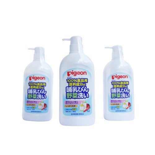 Nước Rửa Bình Sữa Pigeon Nhật Bản (chai 800 ml - túi 700 ml)