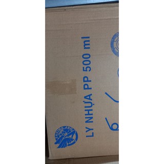 ly 500ml trơn pp 1 thùng 1000 cái