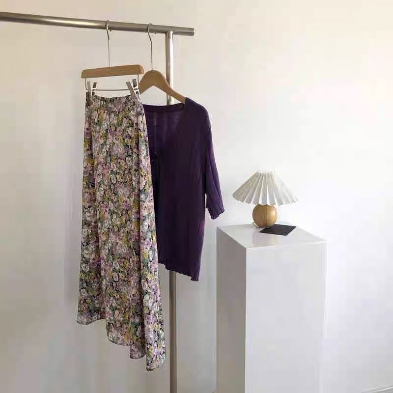 Chân váy hoa ulzang, chân váy hoa xoè trẻ trung | BigBuy360 - bigbuy360.vn