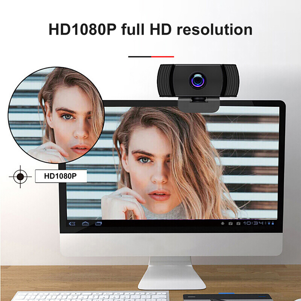 Webcam 720p / 1080p Usb 2.0 / 3.0 2000w Có Micro Cho Máy Tính / Laptop