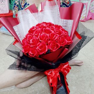 Bó hoa hồng sáp 40 bông