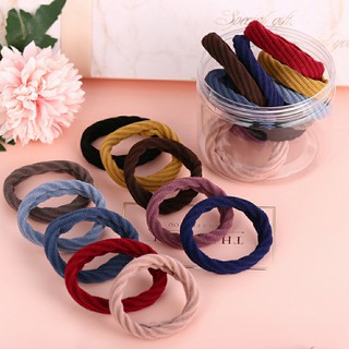 Sét 5 dây buộc tóc gợn sóng nhiều màu