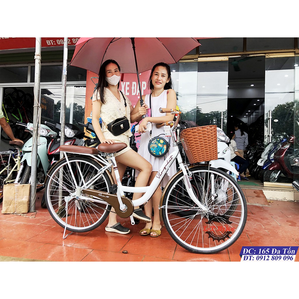 Xe Đạp Mini Thống Nhất VN đủ màu - New 24/26 inch ❤️ kèm ghế trước cho bé