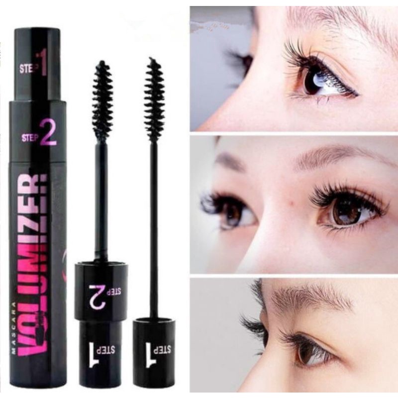 mascara 2in1 dầy mi