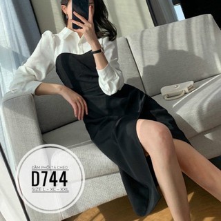 đầm phối tà chéo BIGSIZE