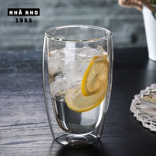[Chính hãng]  Ly thủy tinh 2 lớp cách nhiệt Nova (350ml và 450ml)