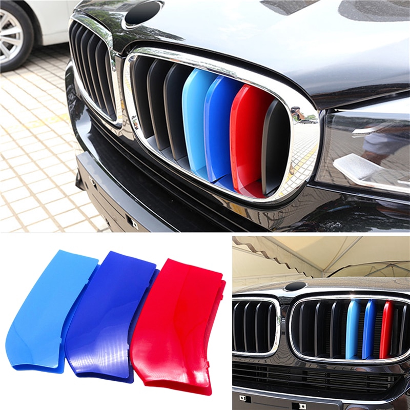 X Miếng Dán Trang Trí Lưới Tản Nhiệt Trước Cho Xe Hơi bmw x5 e70 f15 x1 e84 f48 x3 f25 x4 f26 x6 e71 f16
