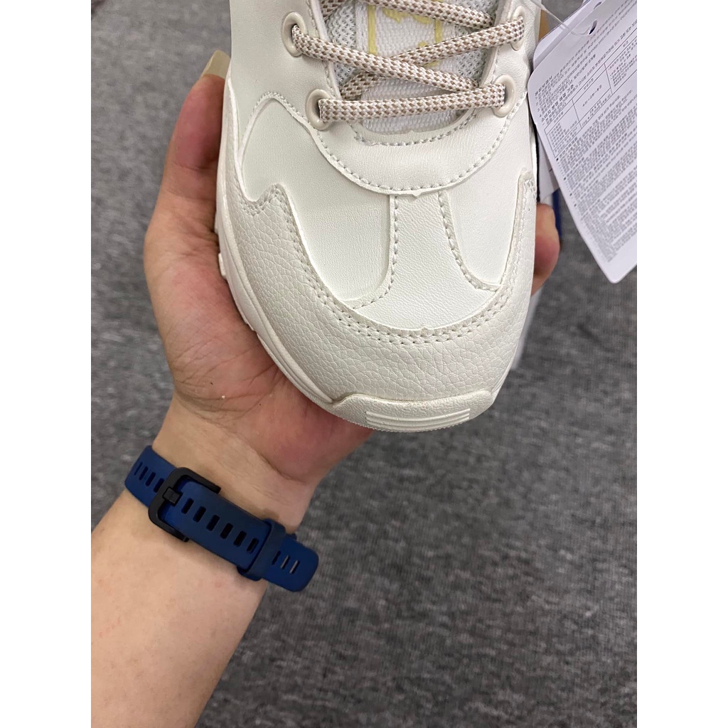 Giày thể thao sneaker mlb chữ b nâu bản cao cấp độn đề nam nữ ảnh thật +freeship