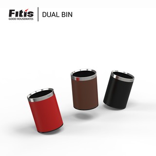 Thùng rác 10L Dual Rom Fitis phong cách châu Âu