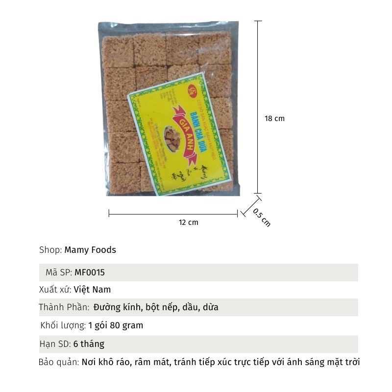 Bánh Chả Dừa Gia Anh/siêu ngon(hàng chuẩn/rẻ nhất)