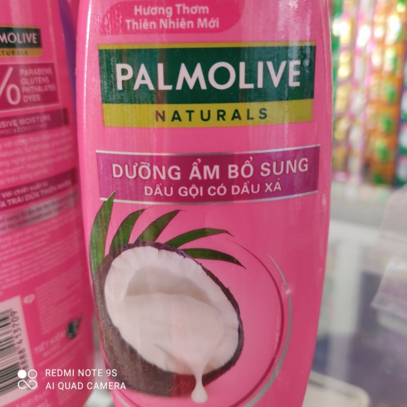 Dầu gội có dầu xả Palmolive Naturals chai 180ml