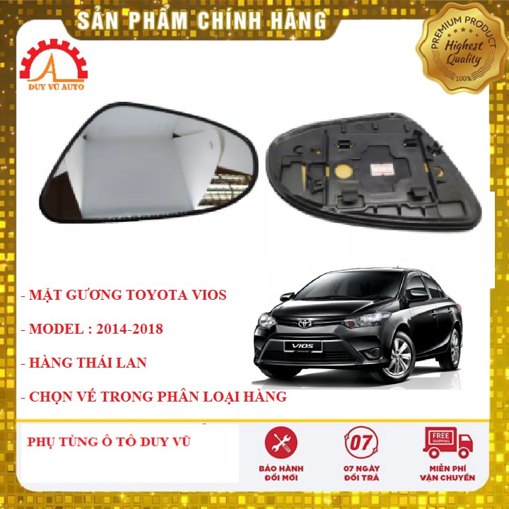 MẶT GƯƠNG TOYOTA VIOS ĐỜI 2014- 2017