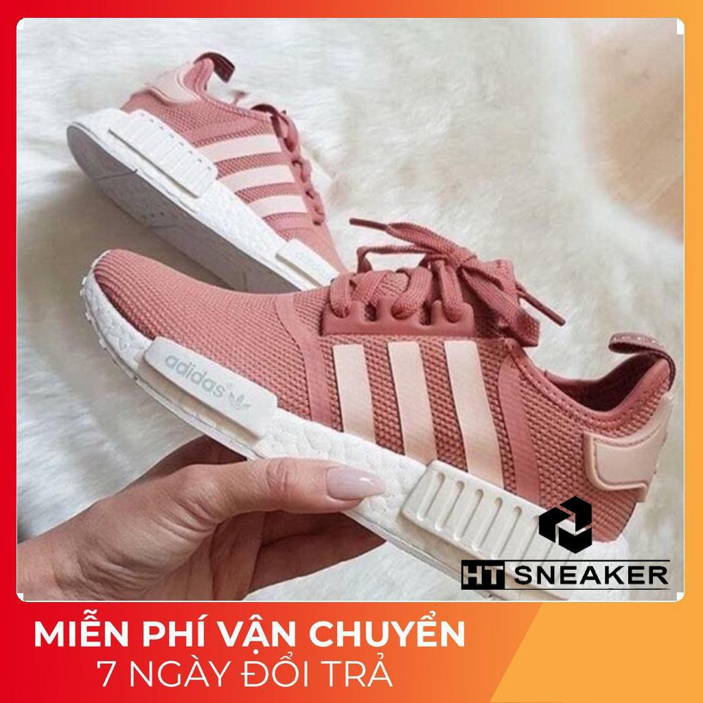 Giày thể thao  Sneaker  nmd  hồng đất( tặng móc khoá )