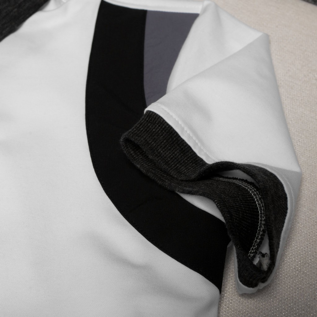 áo polo cotton mịn cao cấp AHS 04 phối viền vai