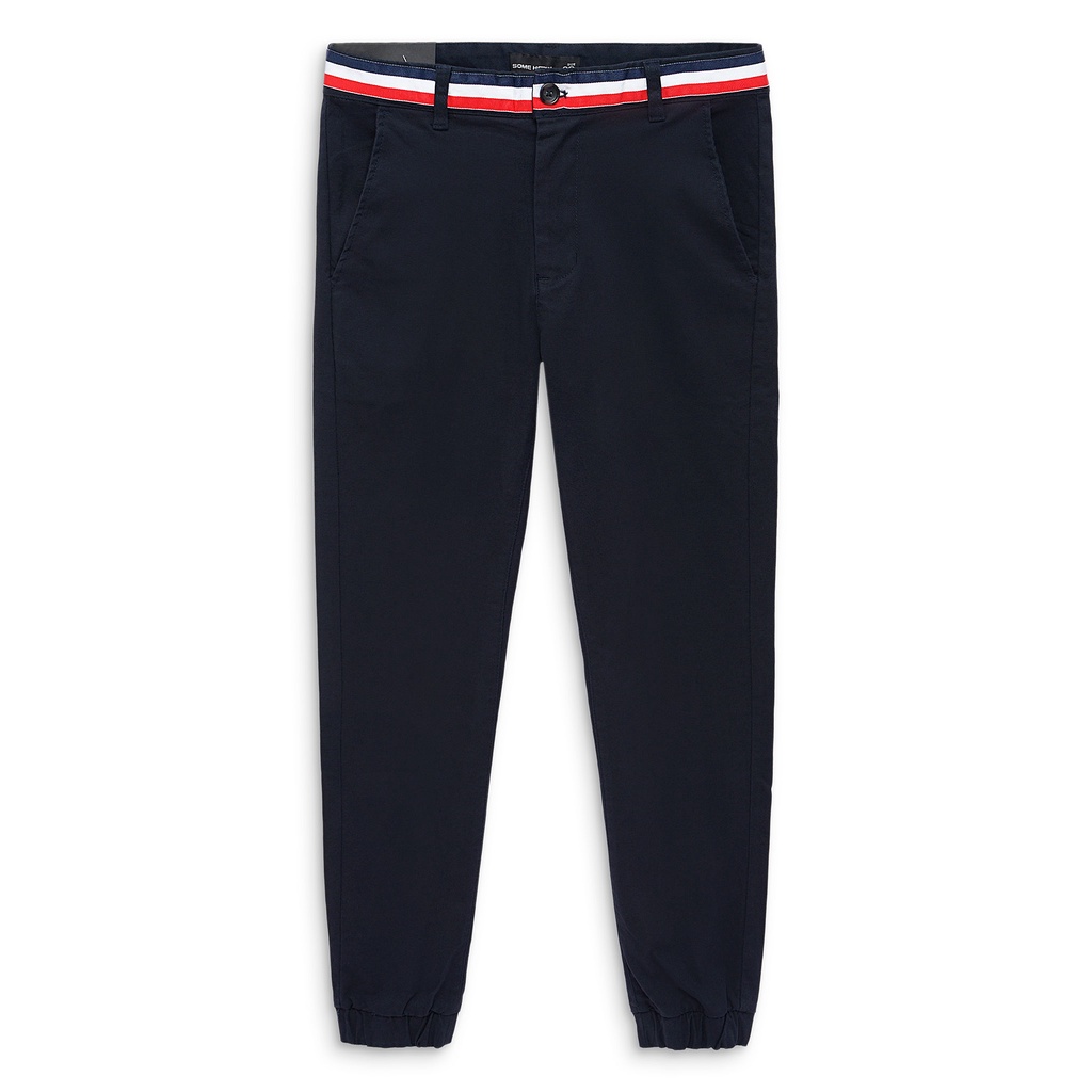 Jogger Kaki Nam SlimFit BB Color Belt , Chất Kaki thoải mái , JG001918,SOMEHOW