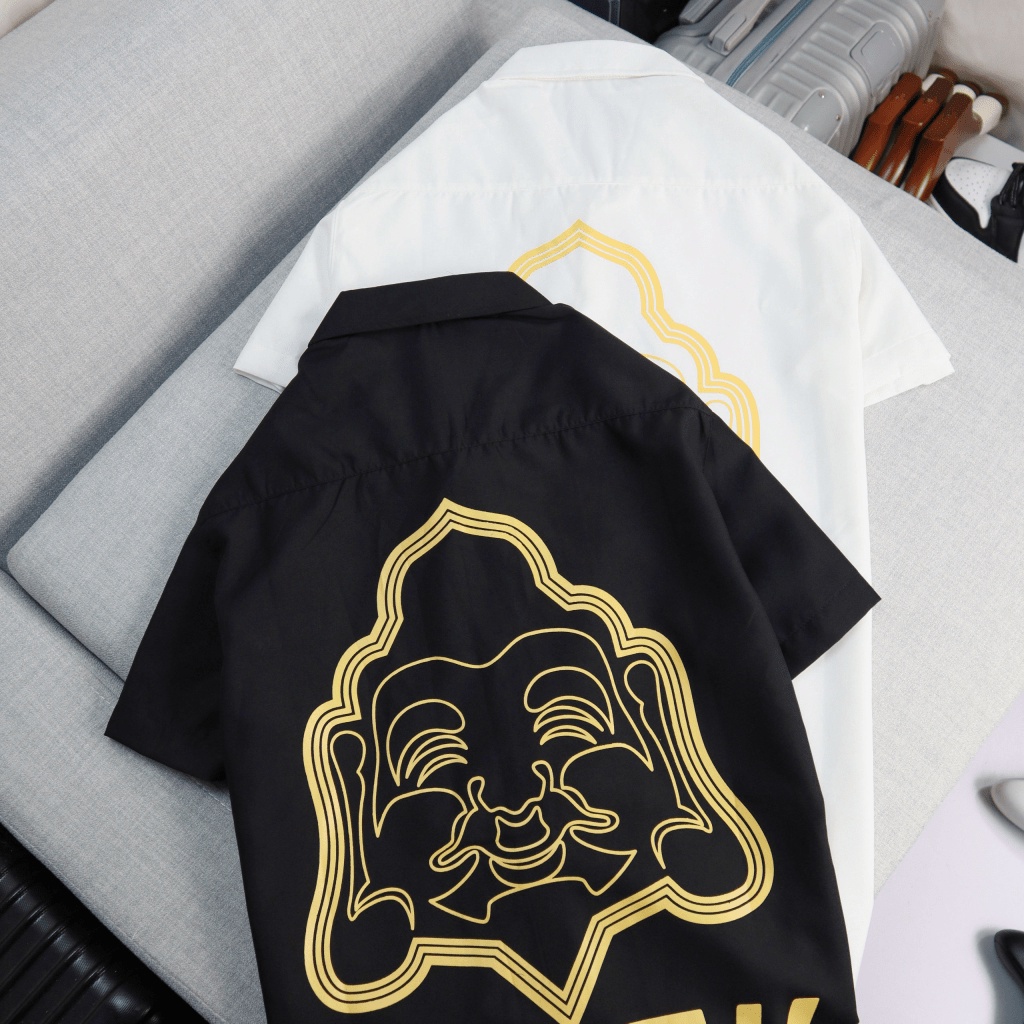 (Free Ship) Áo Sơ Mi Nam Uvisu Mặt Ông Địa Thời Trang Cá Tính Phong Cách Siêu Sành Điệu Valentina Shop