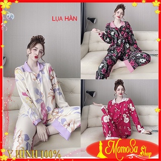 [ Size nhỏ 35-44kg] Đồ Bộ Mặc Nhà Lụa Hàn Mềm Mịn - MOMOSASHOP