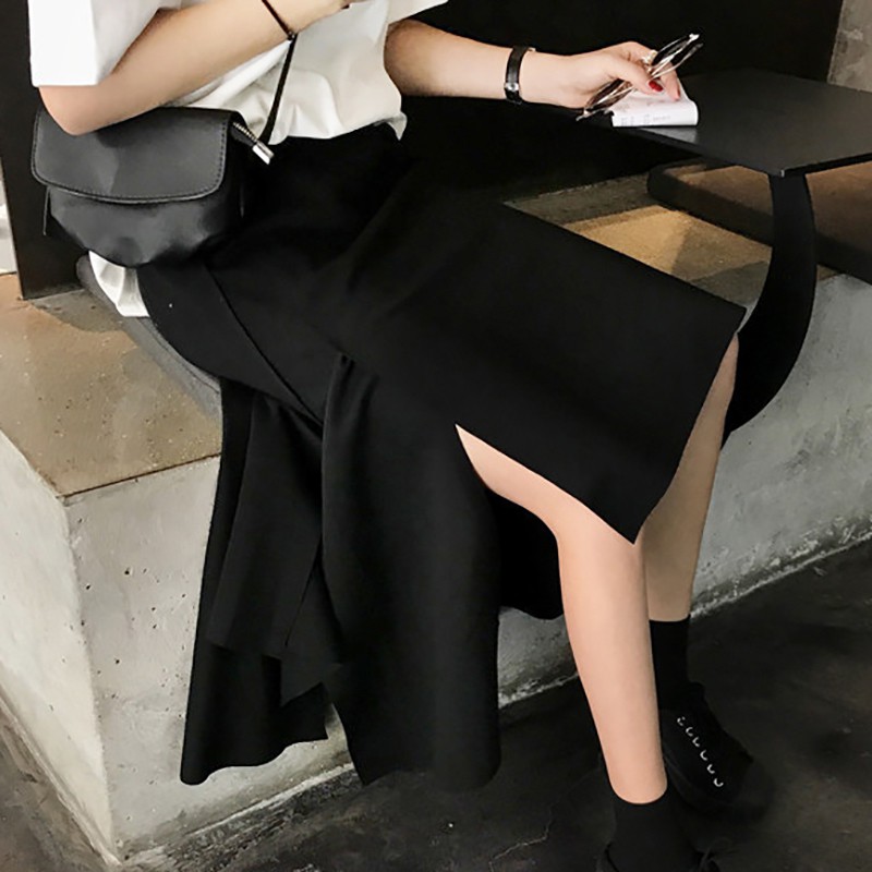 Chân váy dài lưng cao thiết kế độc đáo cho nữ | BigBuy360 - bigbuy360.vn