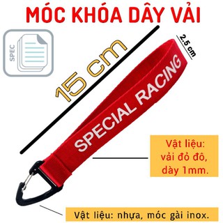 Móc khóa Wolver Special Racing dây vải