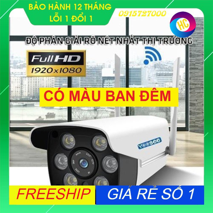 CAMERA YOOSEE NGOÀI TRỜI CHỐNG NƯỚC SIÊU NÉT 2.0MPX CAMERA FULL HD 1080P, CAMERA KHÔNG DÂY WIFI