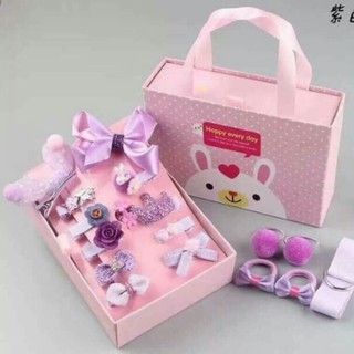 Set dây buộc tóc full hộp cho bé