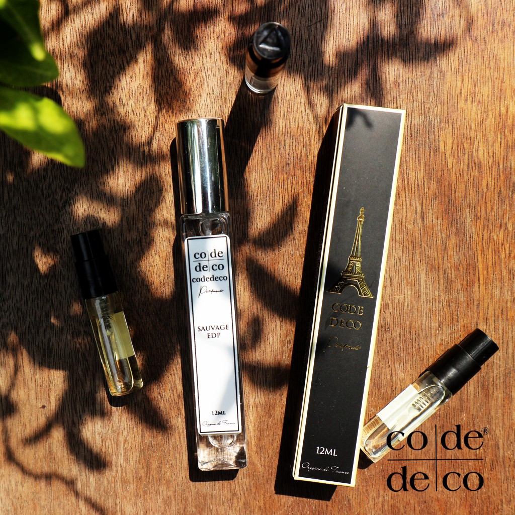 Tinh Dầu Nước Hoa Dạng Xịt Code Deco Sauvage 10ml, Phóng Khoáng, Nam Tính, Cuốn Hút, Chai Tiện Lợi, Nhỏ Gọn