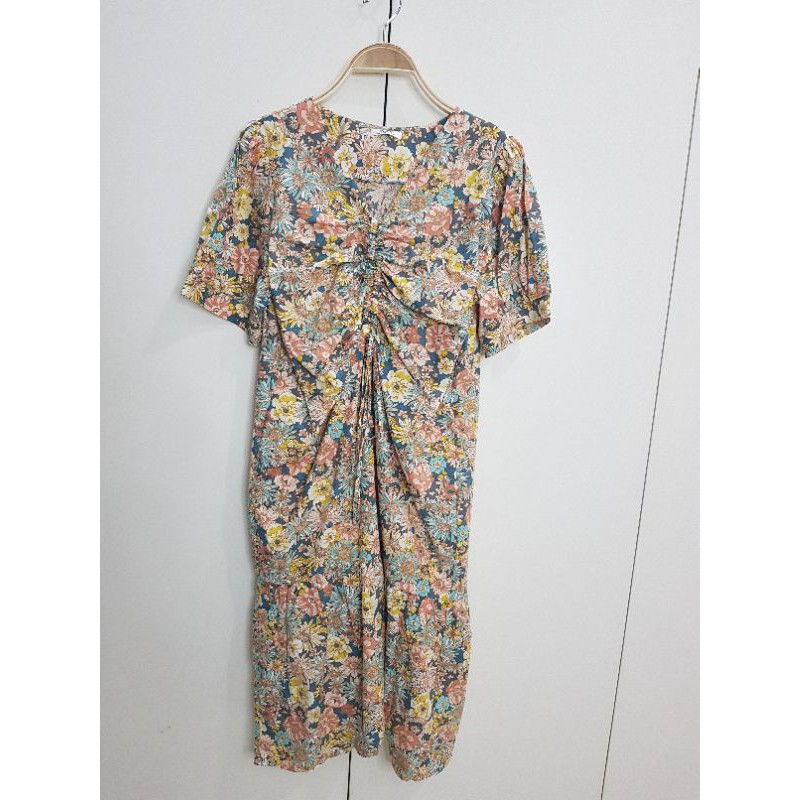 Váy hoa nhúm ngực s o s vnxk