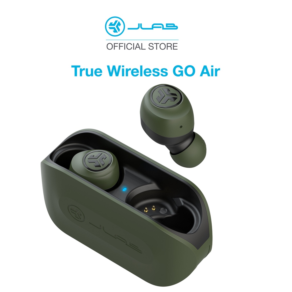 Tai nghe Bluetooth True Wireless JLab GO Air tích hợp sạc nhanh màu xanh rêu - IAPEBGOAIR