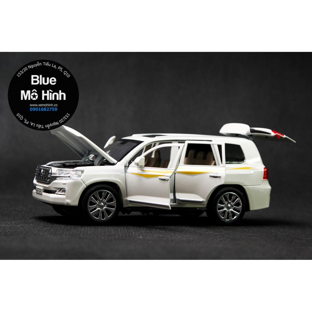 Blue mô hình | Xe mô hình Toyota Land Cruiser SUV New 1:24 mở hết cửa tuyệt đẹp