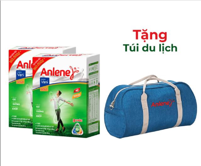  Bộ 2 hộp giấy sữa Anlene Gold Vanilla MovePro 1.2Kg/Hộp