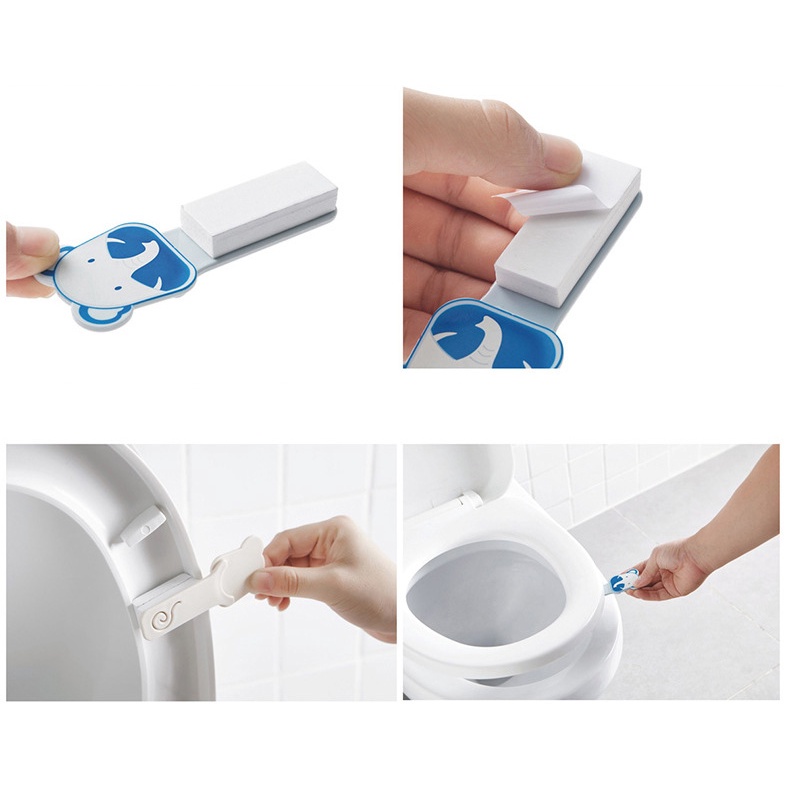 Miếng dán lật nắp bồn cầu bảo đảm vệ sinh nhiều hình dễ thương - Miếng dán lót bồn cầu