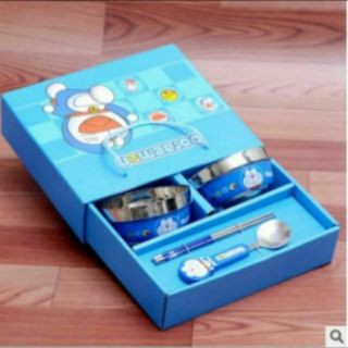SÉT BÁT ĂN HELLO KITTY – DOREMON – POOH CHO BÉ