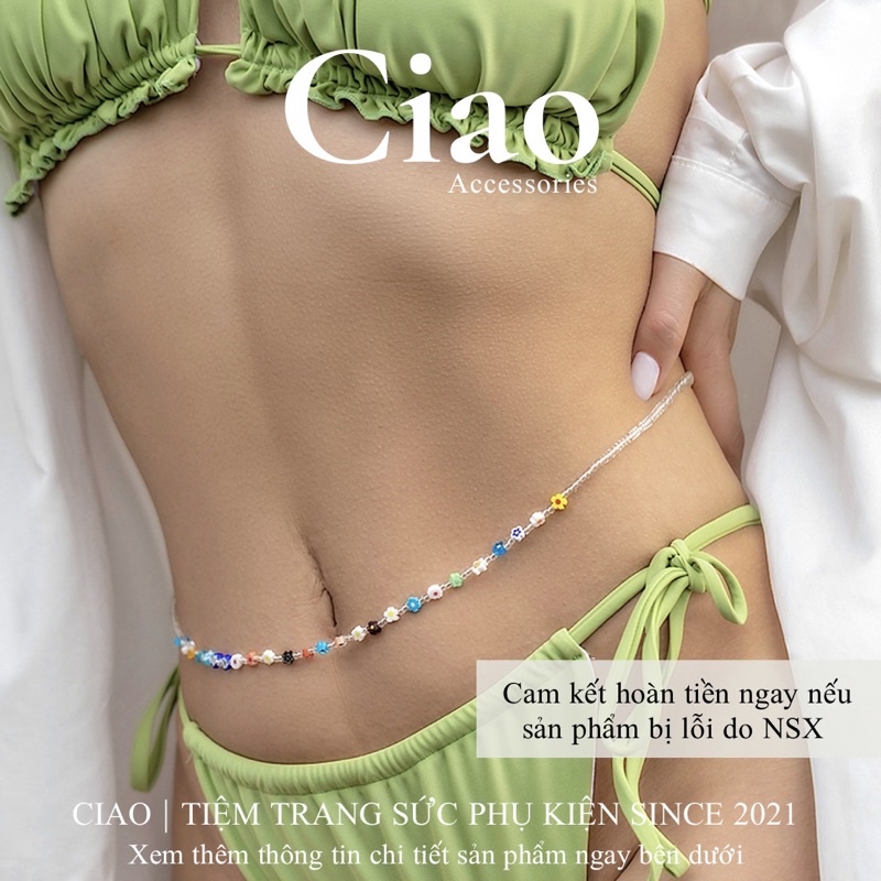 [HOẢ TỐC 1H] Vòng bụng/ Vòng eo thiết kế hạt cườm mã 10 phong cách trendy Ciao accessories