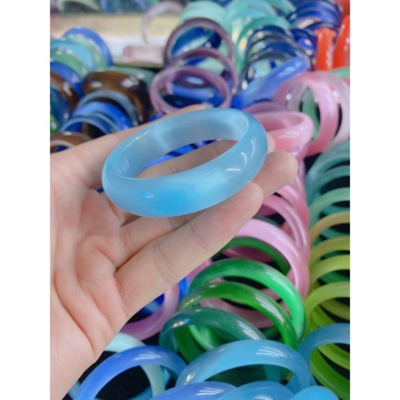 Vòng Tay Bản Liền Mắt Mèo Chuẩn Đẹp Size To
