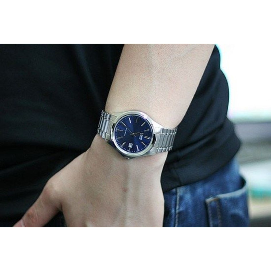 Đồng hồ nam Casio chính hãng MTP-1183, dây kim loại