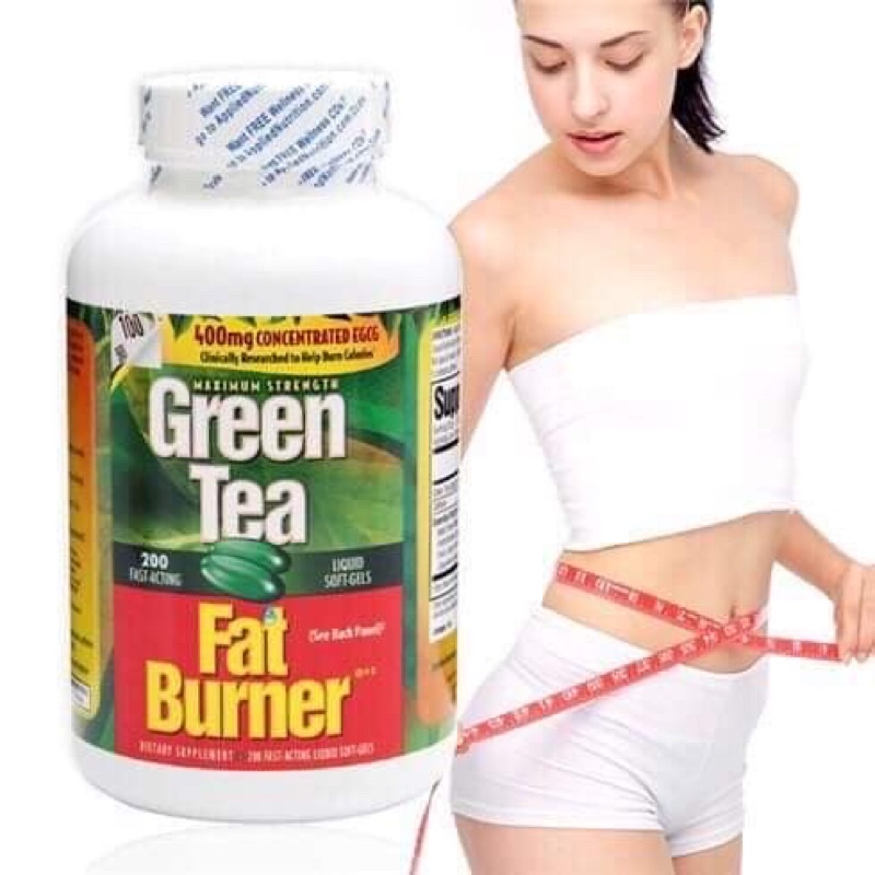 Viên uống giảm cân từ trà xanh Green Tea Fat Burner 200 viên của Mỹ