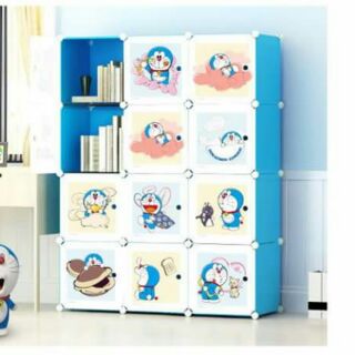 Tủ lắp ghép 12 ngăn doremon