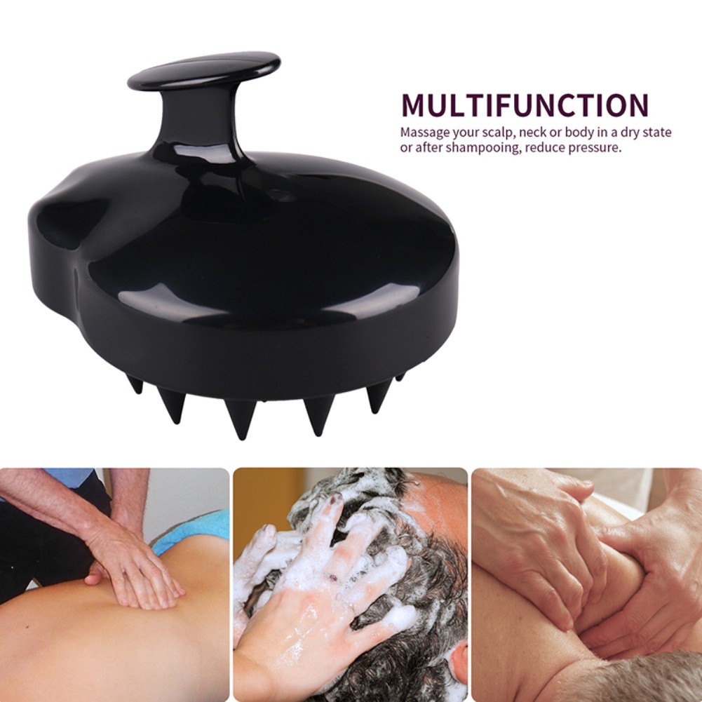 [Hàng mới về] Lược silicon gội đầu dùng mát xa 5 màu dễ thương | BigBuy360 - bigbuy360.vn